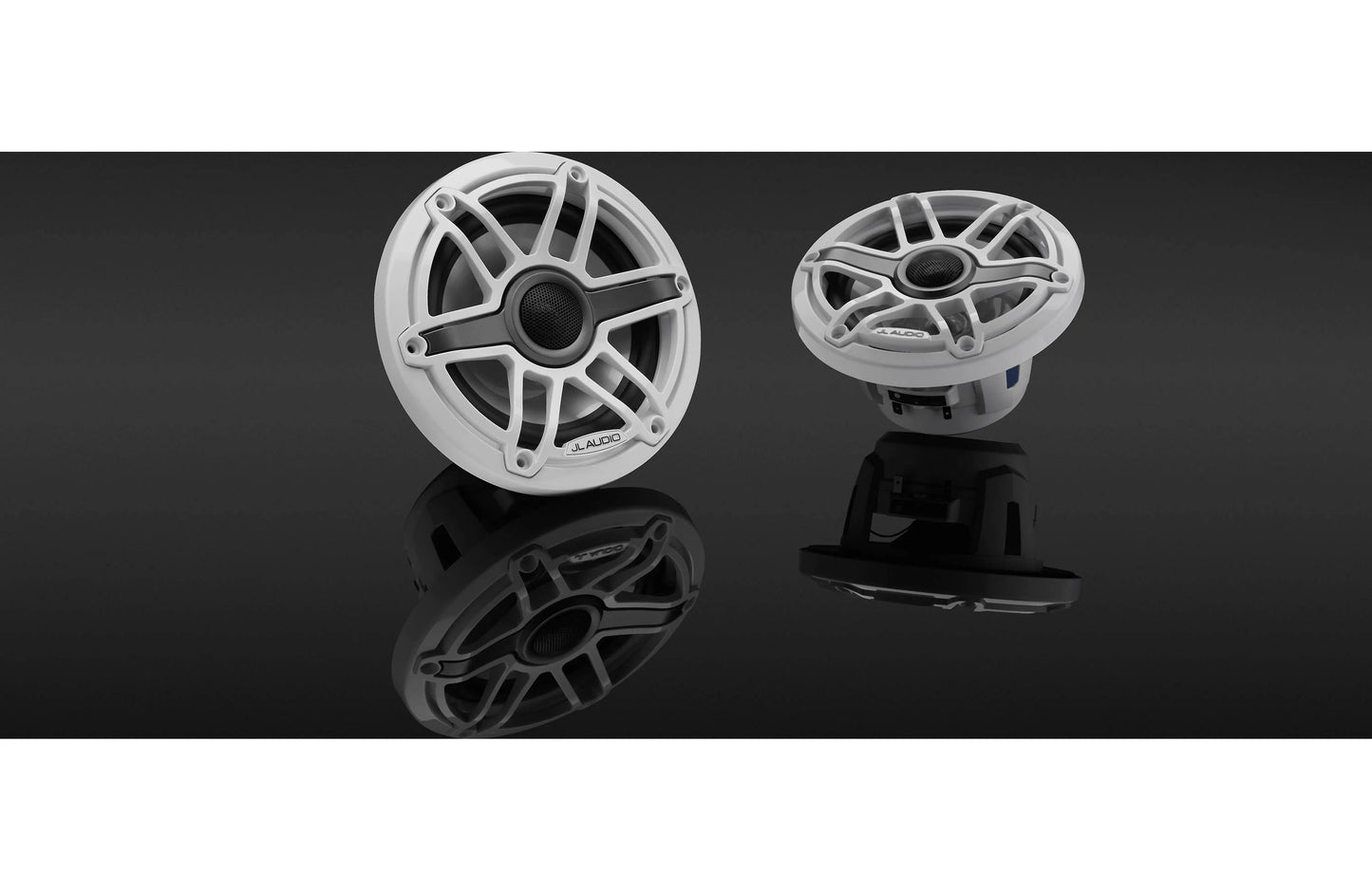 JL Audio M6-650X-S-GwGw 6.5" Marine Coaxial Speakers 75W RMS 010-03090-00 (93713)