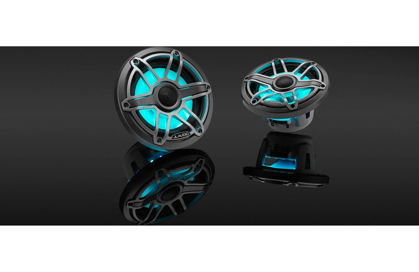 JL Audio M6-650X-S-GmTi-i 6.5" Marine Coaxial Speakers w/RGB LED 75W RMS 010-03092-00 (93715)