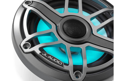 JL Audio M6-650X-S-GmTi-i 6.5" Marine Coaxial Speakers w/RGB LED 75W RMS 010-03092-00 (93715)