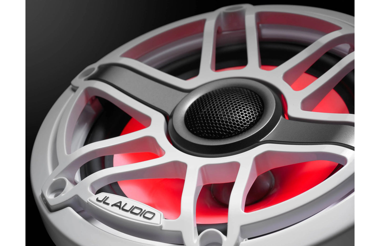 JL Audio M6-650X-S-GwGw-i 6.5" Marine Coaxial Speakers w/LED 75W RMS 010-03093-00 (93726)