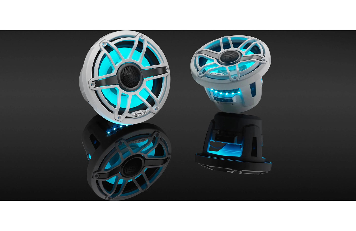 JL Audio M6-880X-S-GwGw-i 8.8" Marine Coaxial Speakers 125W 010-03095-00 (93731)
