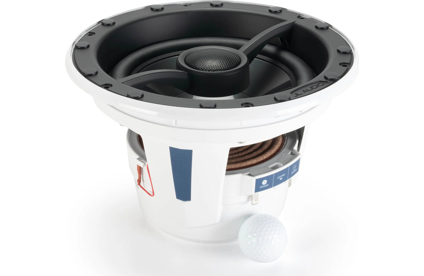JL Audio M6-880X-L-GwSw-Single 8.8" 2-Way Marine Speaker 125W RMS 010-03914-00 (93916)