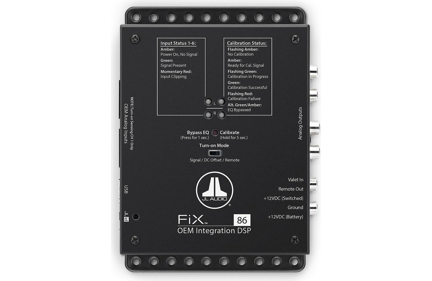 JL Audio FiX-86 OEM Integration DSP 8-Channel Processor 010-03167-00 (98103)