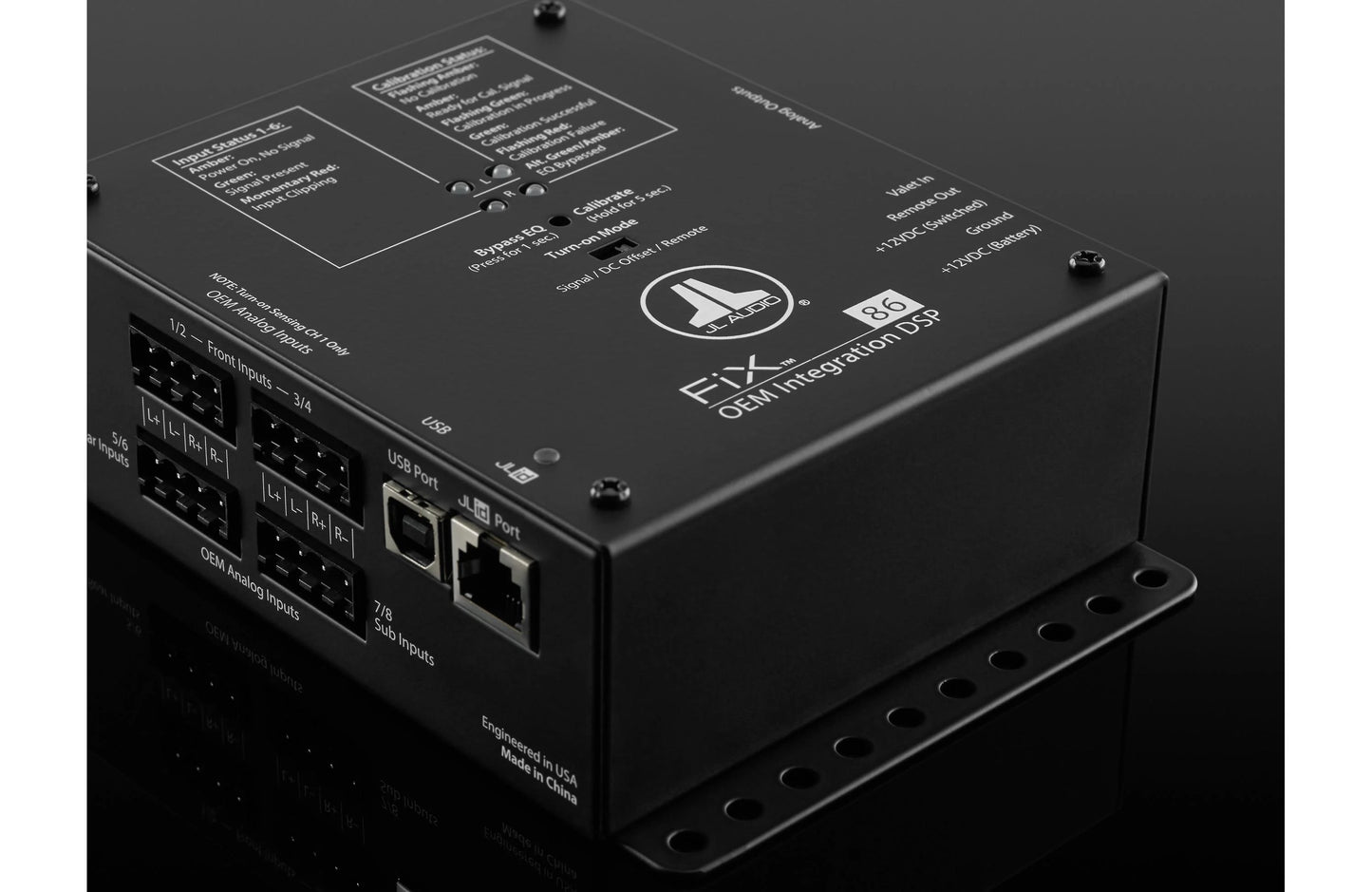 JL Audio FiX-86 OEM Integration DSP 8-Channel Processor 010-03167-00 (98103)