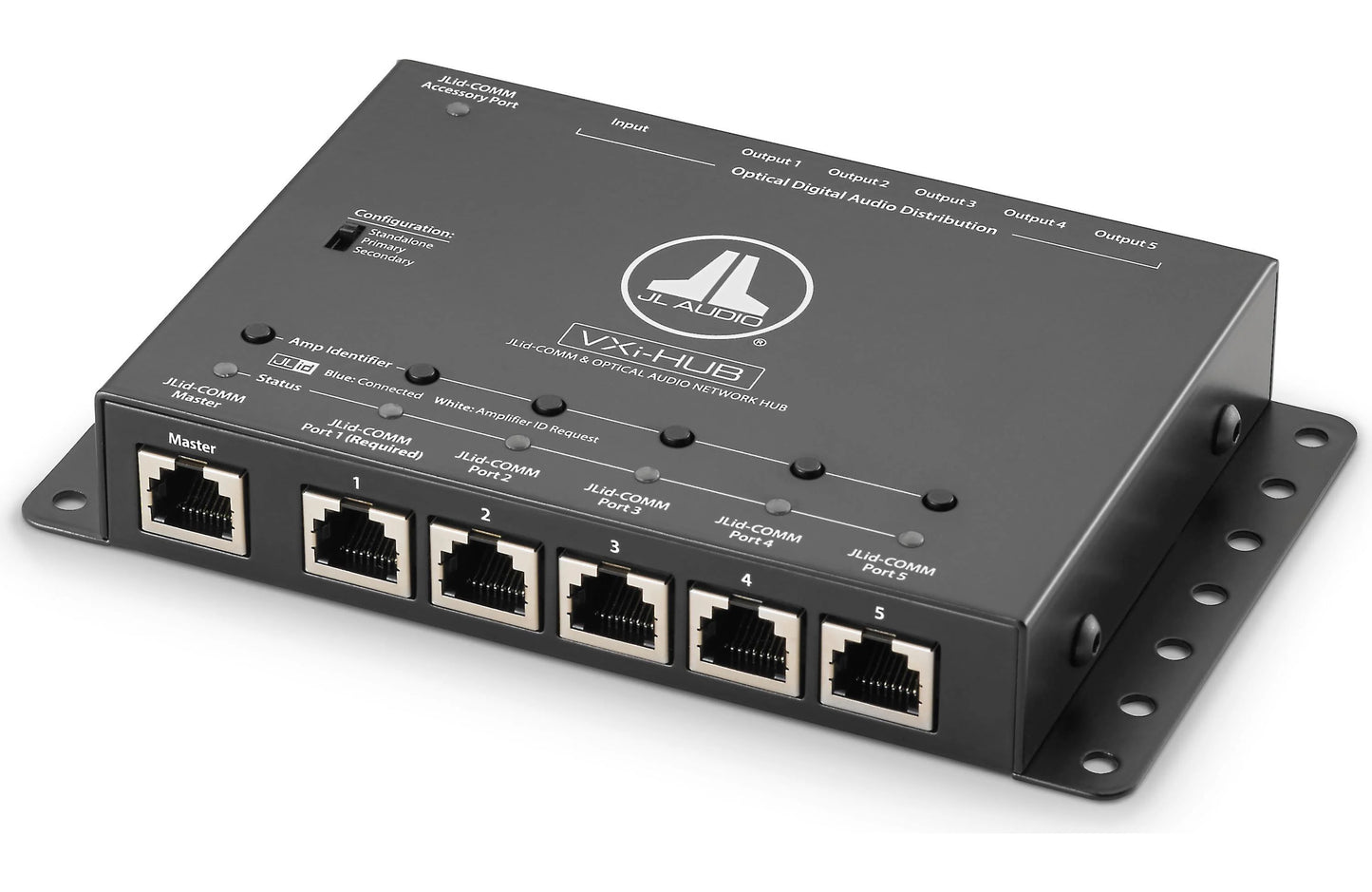 JL Audio JLid™ Communication and Optical Audio Network Hub for VXi Amplifiers (VXi-HUB) - 010-03327-00 (98411)