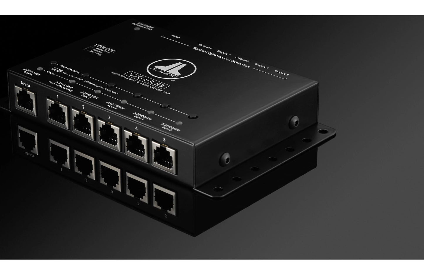JL Audio JLid™ Communication and Optical Audio Network Hub for VXi Amplifiers (VXi-HUB) - 010-03327-00 (98411)