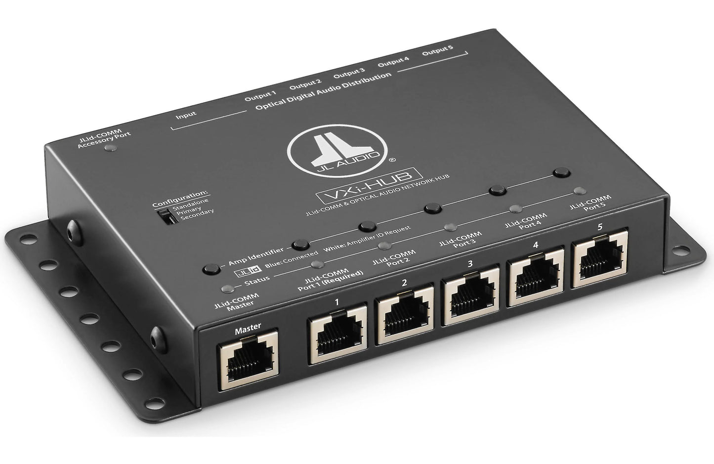 JL Audio JLid™ Communication and Optical Audio Network Hub for VXi Amplifiers (VXi-HUB) - 010-03327-00 (98411)