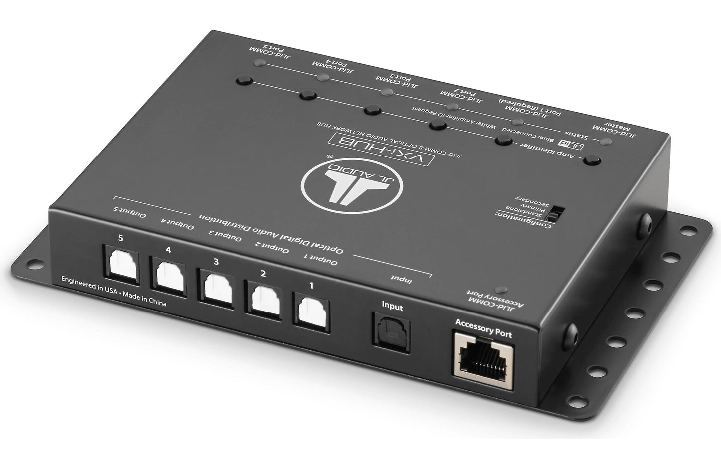 JL Audio JLid™ Communication and Optical Audio Network Hub for VXi Amplifiers (VXi-HUB) - 010-03327-00 (98411)