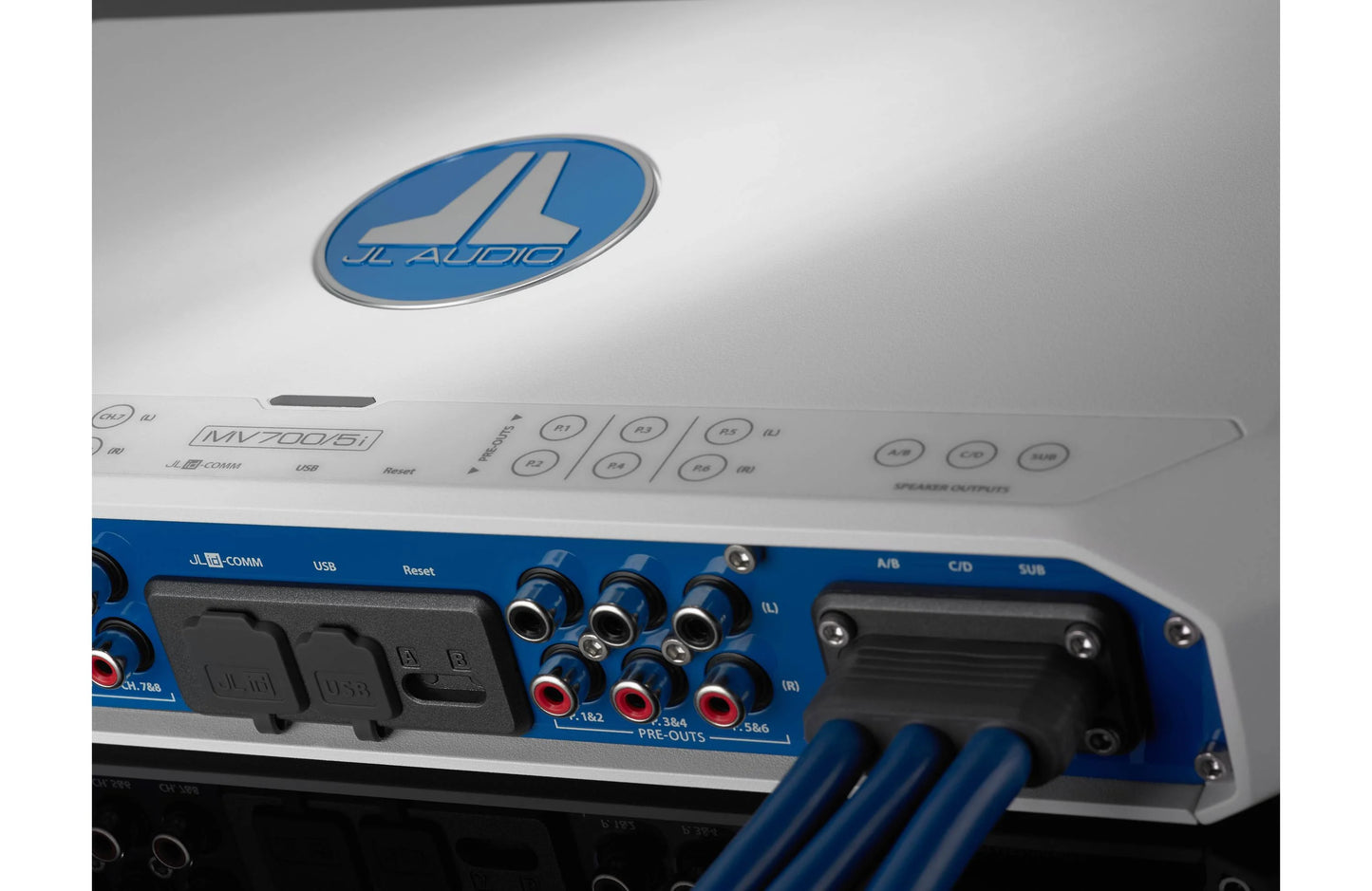 JL Audio MV700/5i 700W 5-Channel Marine DSP Amplifier 010-03340-00 (98650)