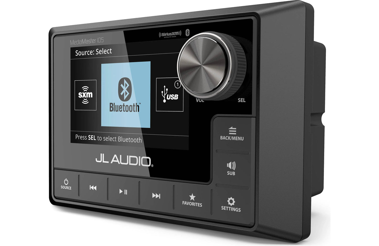 JL Audio MediaMaster MM105 Marine 4-Zone Source Unit 010-03132-00 (98652)