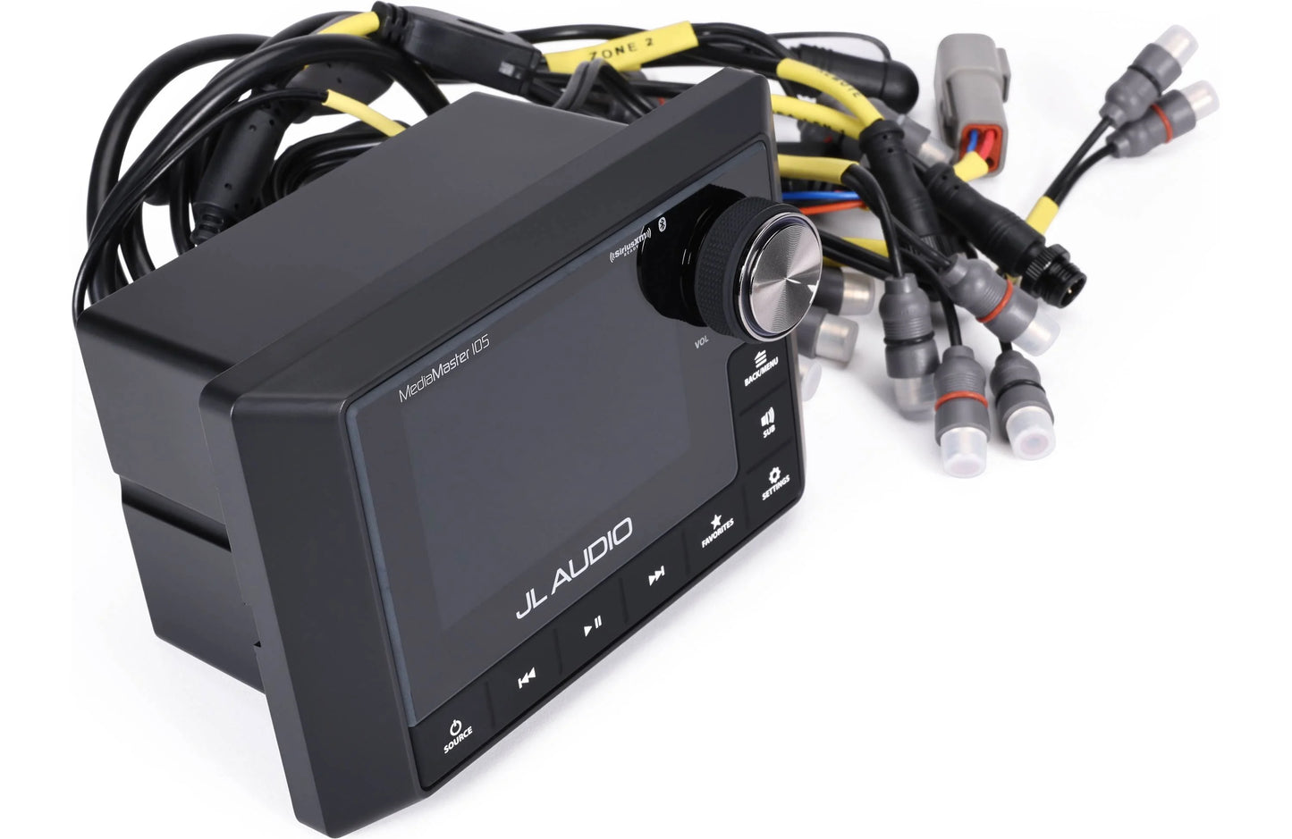 JL Audio MediaMaster MM105 Marine 4-Zone Source Unit 010-03132-00 (98652)