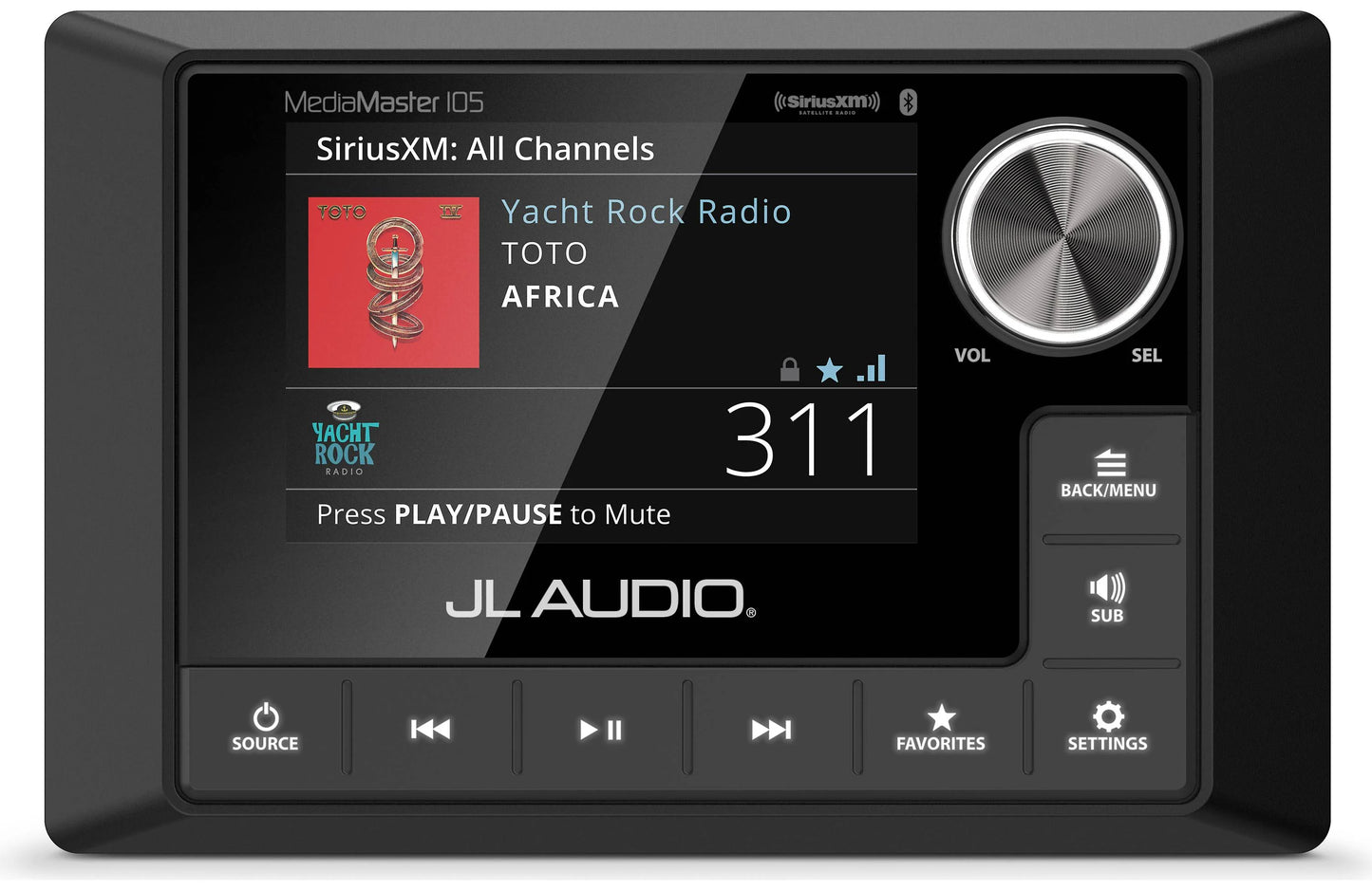 JL Audio MediaMaster MM105 Marine 4-Zone Source Unit 010-03132-00 (98652)