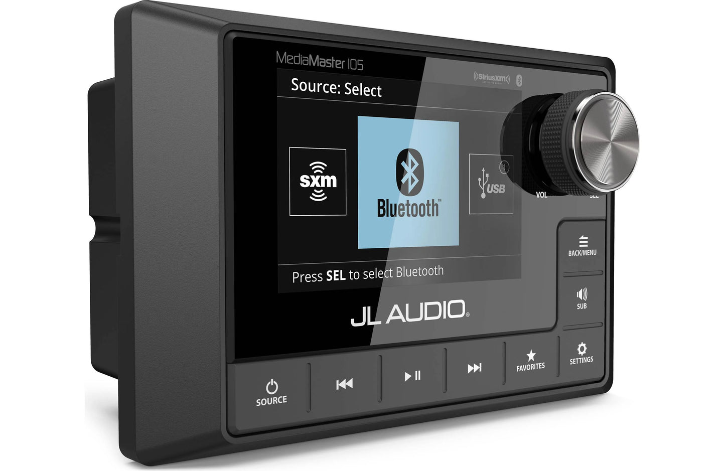 JL Audio MediaMaster MM105 Marine 4-Zone Source Unit 010-03132-00 (98652)