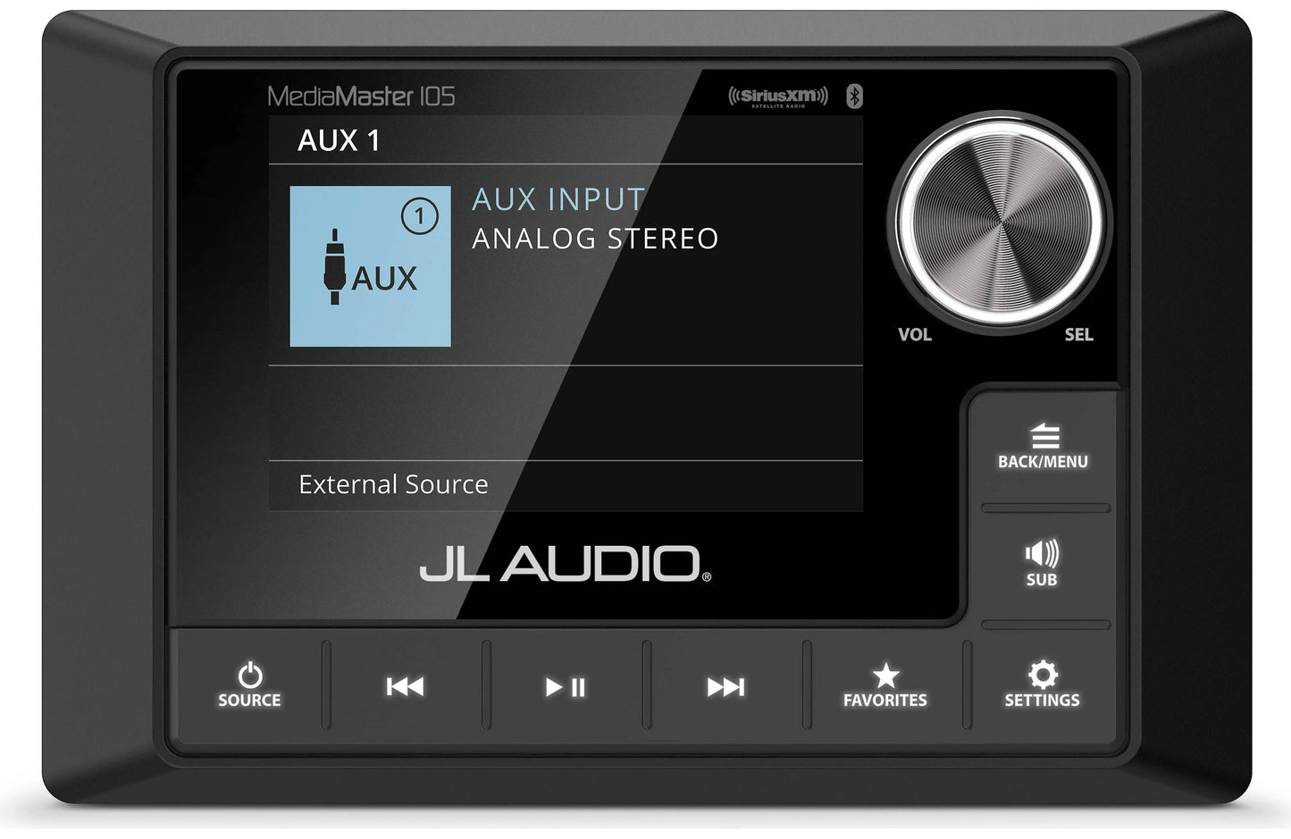 JL Audio MediaMaster MM105 Marine 4-Zone Source Unit 010-03132-00 (98652)