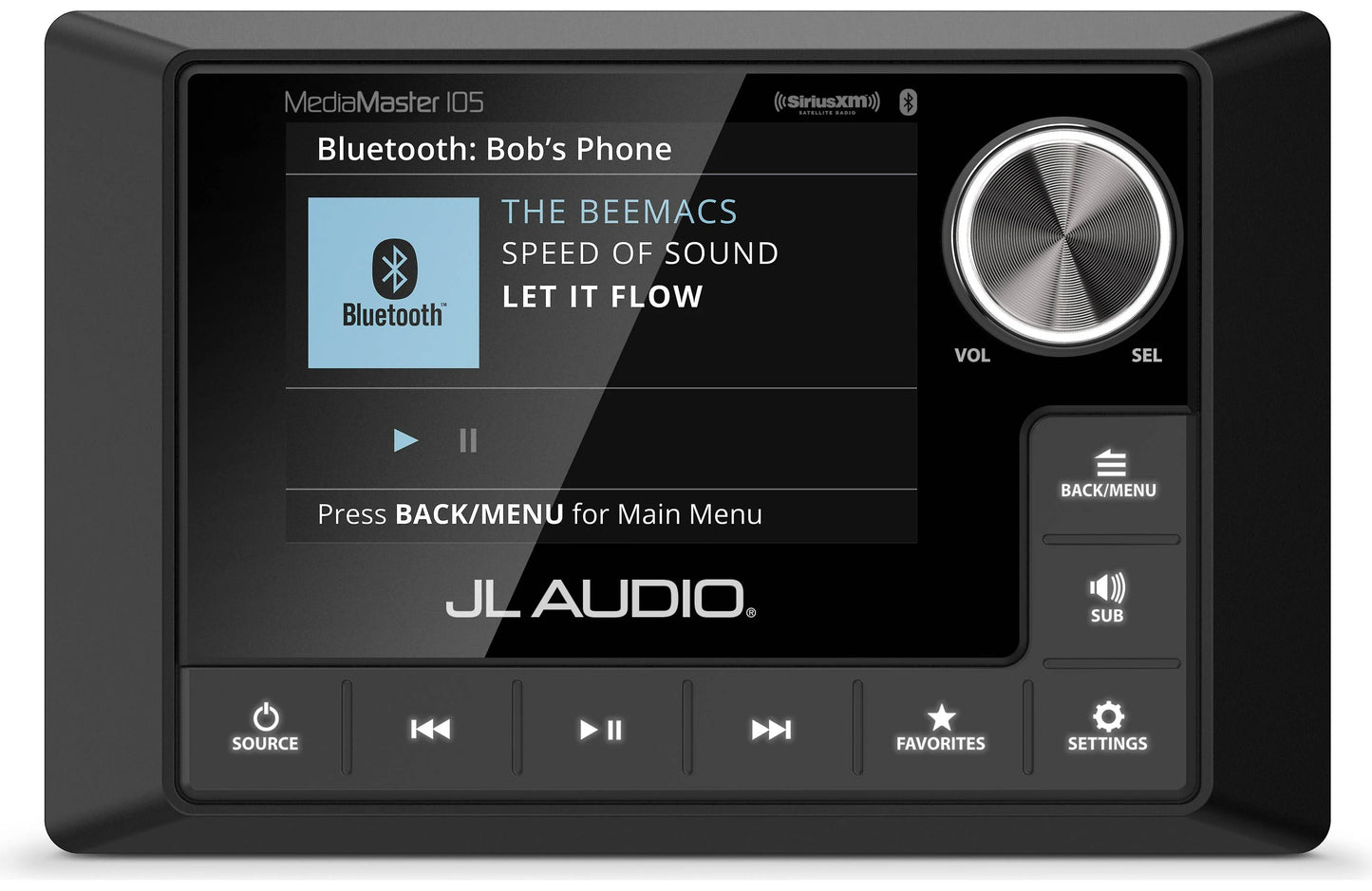JL Audio MediaMaster MM105 Marine 4-Zone Source Unit 010-03132-00 (98652)