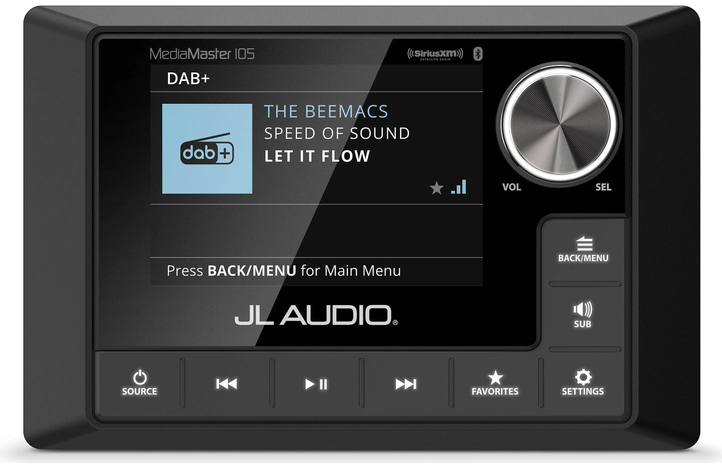 JL Audio MediaMaster MM105 Marine 4-Zone Source Unit 010-03132-00 (98652)