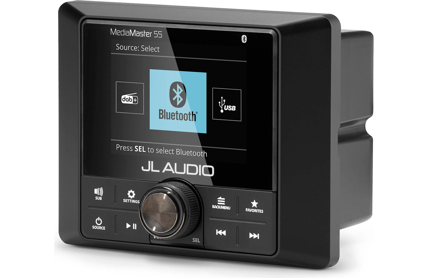JL Audio MediaMaster MM55 Marine 3-Zone Source Unit 010-03365-00 (99975)