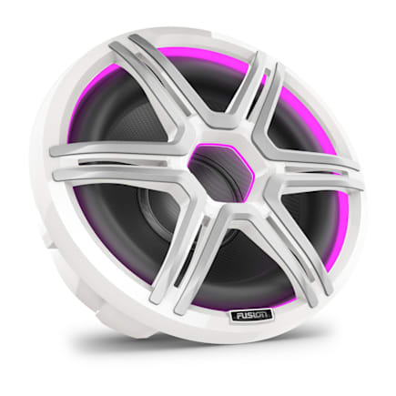 Fusion Apollo Subwoofer, 12" LED Marine Subwoofer with Sports White Grille — 010-02918-51 — view 3