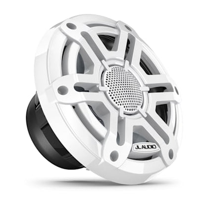 JL Audio M200 6.5" White Sport Marine Coaxial Speakers, 50W RMS, 4Ω, Pair — product view 3