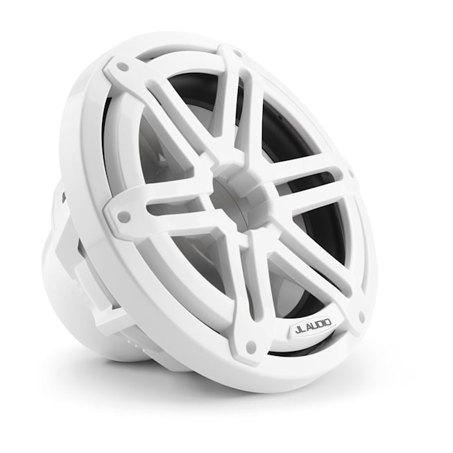 JL Audio M3-10IB-S-Gw-4 10" Marine Subwoofer, White Sport, 175W RMS, 4Ω, Single 010-03072-01 — product view 3