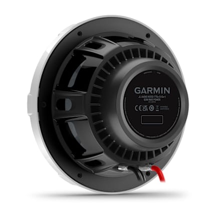 JL Audio M200 7.7" White RGB LED Sport Marine Coaxial Speakers, 60W RMS, 4Ω, Pair — product view 2