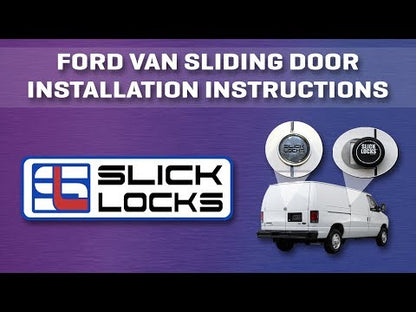 Slick Locks FD-FVK-SLIDE-TK Turn Key Door Lock Kit for 1992–2014 Ford Econoline (Sliding Door, No Window)