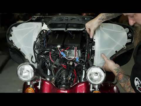 Kenwood eXcelon P-HD3FR Front + Rear Amplified Audio Package fits 2014+ Harley Davidson Motorcycles