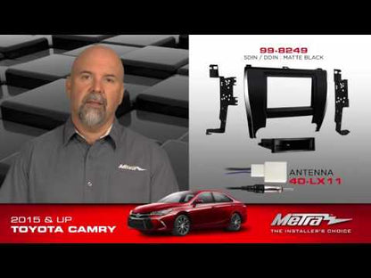 Metra 99-8249 Single/Double-DIN Dash Kit for Toyota Camry 2015-2017
