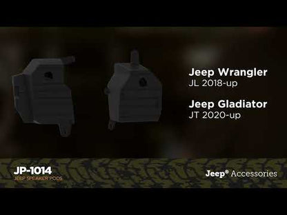 Metra JP-1014 6-6.75 Inch Dash Speaker Pods for Jeep Wrangler JL/Gladiator JT
