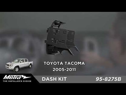 Metra 95-8275B Double-DIN Dash Kit for Toyota Tacoma 2005-2011 Black