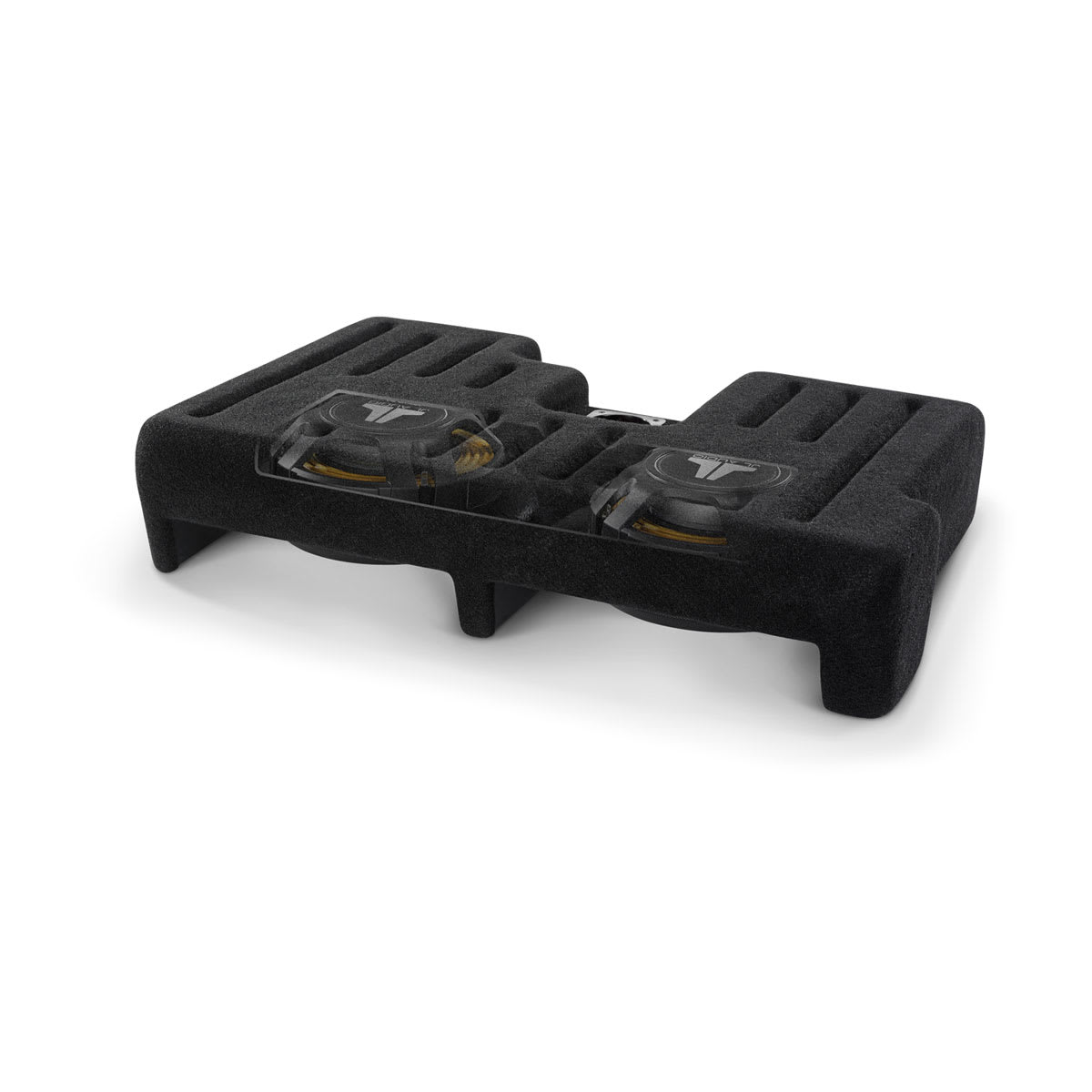 JL Audio SB-T-TUNDB3/10TW3/BK Dual 10" Stealthbox 800W 2Ω 2007-Up Toyota Tundra Double Cab 010-03653-00 (94594)