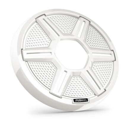 Fusion Apollo Speaker Grilles, 7.7" Shielded White Speaker Grilles (Pair) — 010-13291-11 — view 2