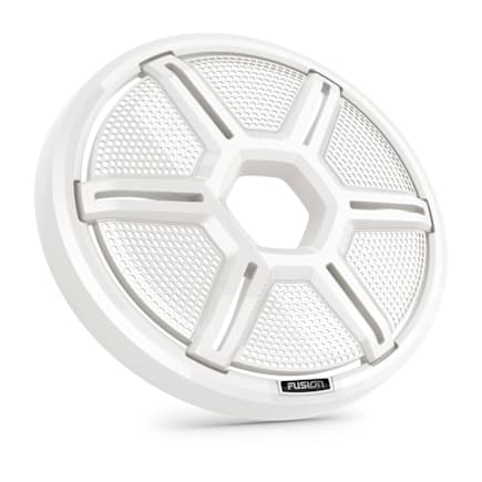 Fusion Apollo Subwoofer Grille, 12" Shielded White Subwoofer Grille — 010-13294-11 — view 2