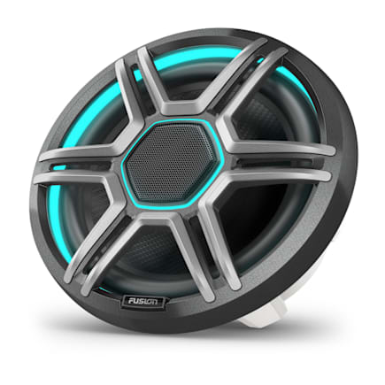 Fusion Apollo Speakers, 8.8" LED Marine Speakers with Sports Gray Grilles — 010-02918-23 — view 2