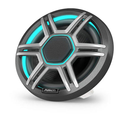 Fusion Apollo Speakers, 6.5" LED Marine Speakers with Sports Gray Grilles — 010-02918-03 — view 2