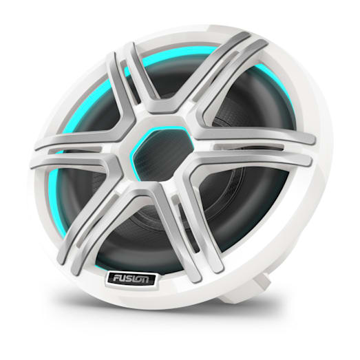 Fusion Apollo Subwoofer, 10" LED Marine Subwoofer with Sports White Grille — 010-02918-41 — view 2