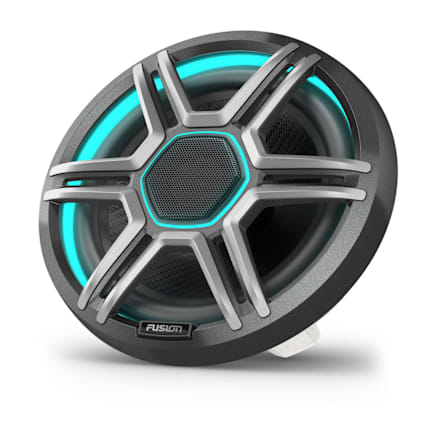 Fusion Apollo Speakers, 7.7" LED Marine Speakers with Sports Gray Grilles — 010-02918-13 — view 2