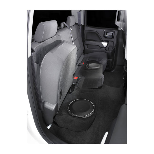 JL Audio SB-GM-SLVD/10TW1/BK 10" Stealthbox 600W 2Ω 2014–2018 Chevy Silverado & GMC Sierra Double Cab 010-03660-00 (94612)