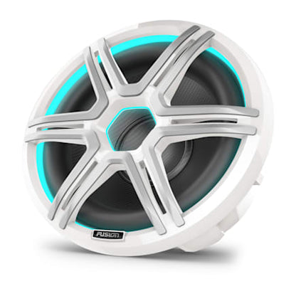 Fusion Apollo Subwoofer, 12" LED Marine Subwoofer with Sports White Grille — 010-02918-51 — view 2