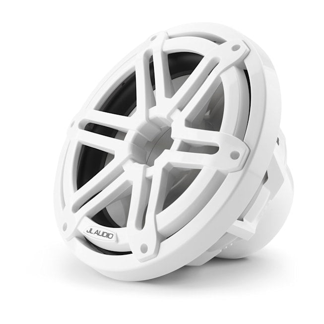 JL Audio M3-10IB-S-Gw-4 10" Marine Subwoofer, White Sport, 175W RMS, 4Ω, Single 010-03072-01 — product view 2