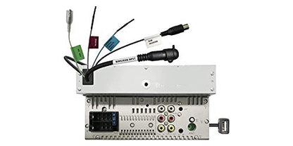 Kenwood DDX5707S 6.8″ CD/DVD Multimedia Receiver with Apple CarPlay, Android Auto, HD Radio + CMOS-230LP Low-Profile Backup Camera