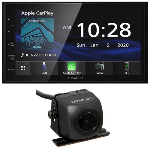 Kenwood DMX47S 6.8" Touchscreen Car Stereo + CMOS-130 Backup Camera (no CD mechanism)