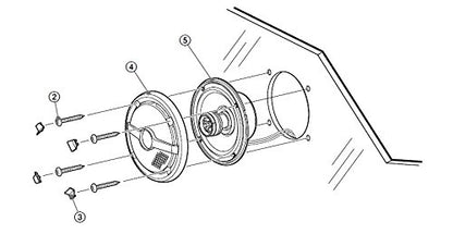 Sony XS-MP1621 6.5" Marine Coaxial Speakers – 320W Peak, UV/Water Resistant, Boat & Powersports Audio