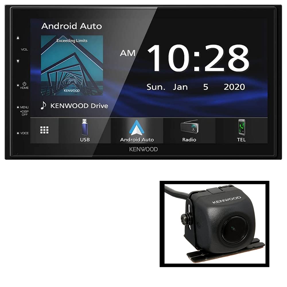 Kenwood DMX4707S 6.8" Touch screen Car Stereo + Kenwood CMOS-130 Backup Camera