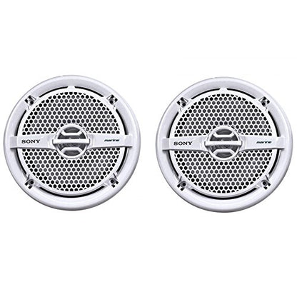 Sony XS-MP1611 6.5" Marine Coaxial Speakers – 140W Peak, Water & UV Resistant, Boat & Powersports Audio