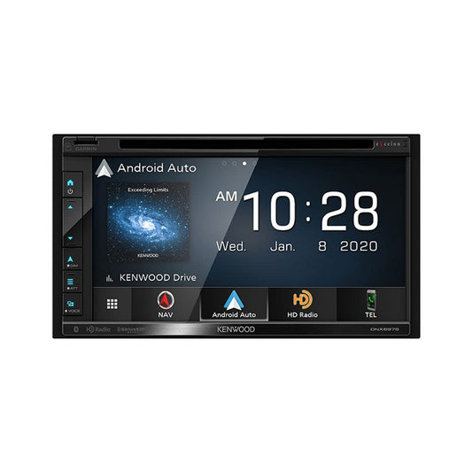 Kenwood DNX697S 6.8" AM FM DVD Wireless Apple CarPlay Android Auto Car Stereo Garmin Navigation