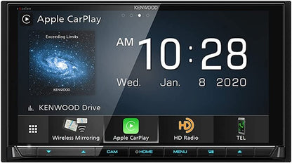 Kenwood DDX9707S 6.95" DVD Car Stereo- Wireless Apple CarPlay, Android Auto + CMOS-230 Backup Camera