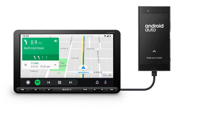 Sony XAV-AX8100 9" Floating Touchscreen Car Stereo – Wireless CarPlay, Android Auto, Bluetooth, HDMI