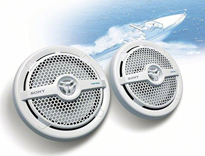 Sony XS-MP1621 6.5" Marine Coaxial Speakers – 320W Peak, UV/Water Resistant, Boat & Powersports Audio