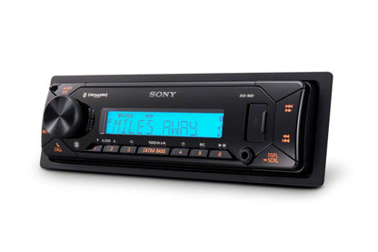 Sony DSX-M80 High-Power Marine & Car Digital Media Receiver – 45W x 4 RMS, Bluetooth, Waterproof, Sat-Ready